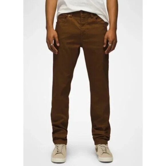 Prana Bridger Straight Leg Jeans Sepia NWT Size 38 x 36